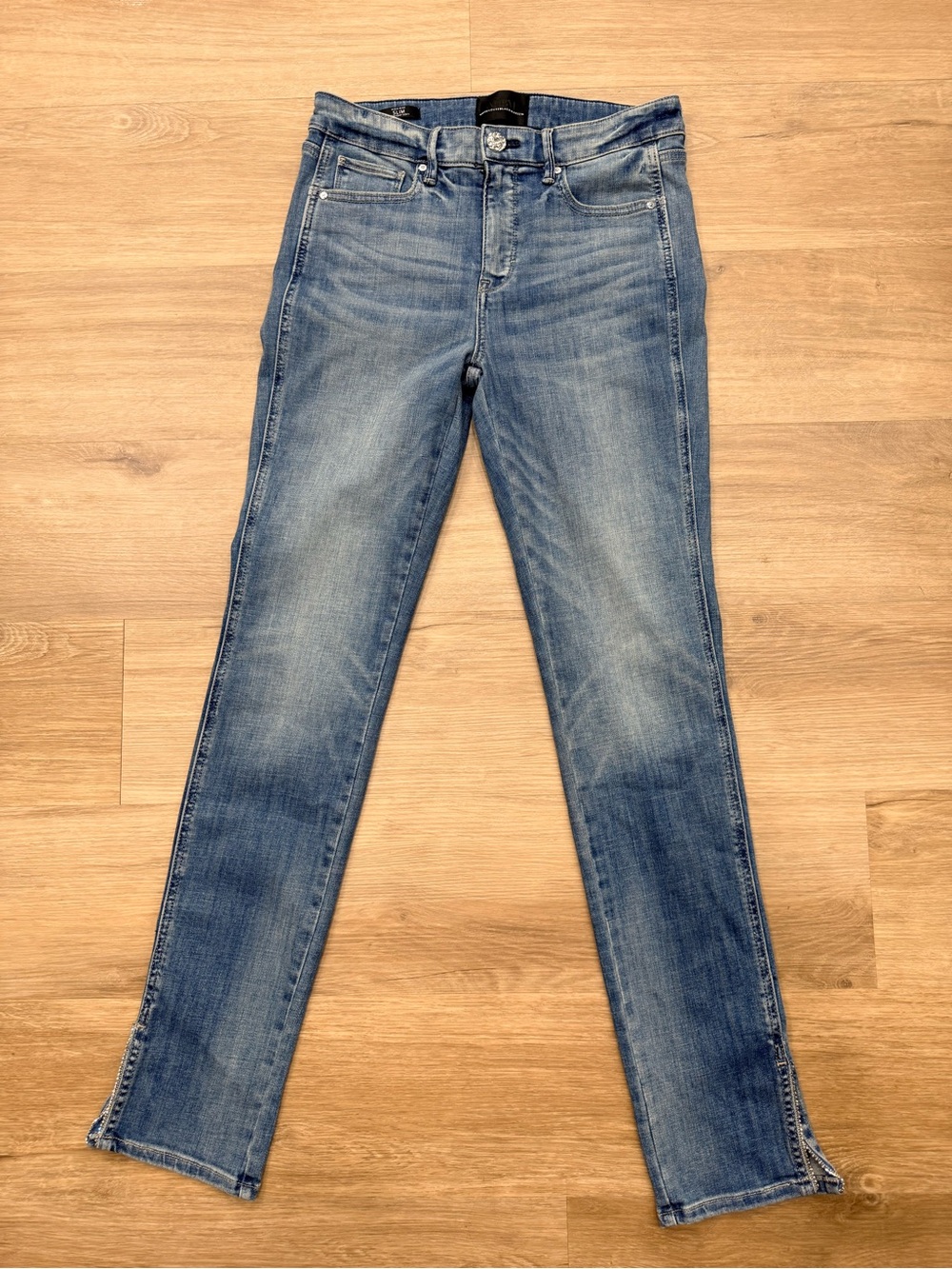 White House Black Market Women's Skinny Jeans - Light Blue